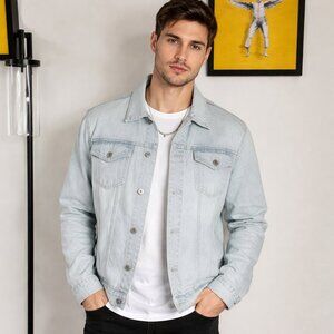 Light Blue Jesse SN Trucker Denim Jacket